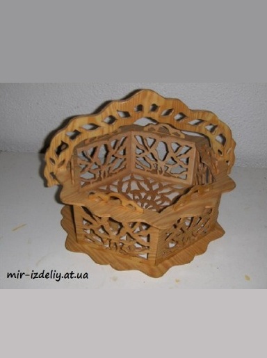 Корзинка Кресто из фанеры