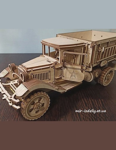 Военный камаз из фанеры