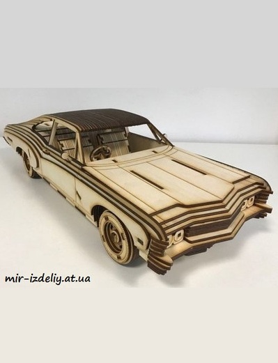 Автомобиль шевроле импала (chevrolet impala) из фанеры