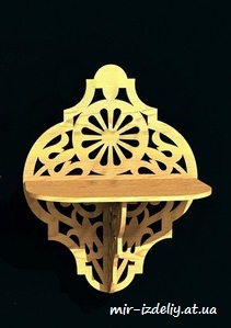 Полочка Апельсинчик из фанеры