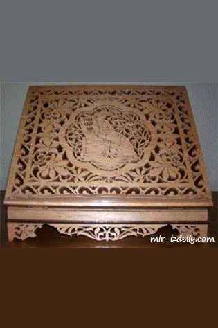 Итальянская шкатулка для бумаг из фанеры