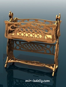 Корзинка на подставке из фанеры