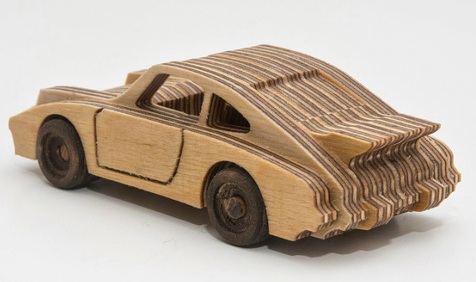 Porsche_911 из фанеры