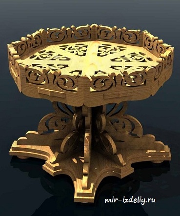 чертеж вазы для выпиливания лобзиком