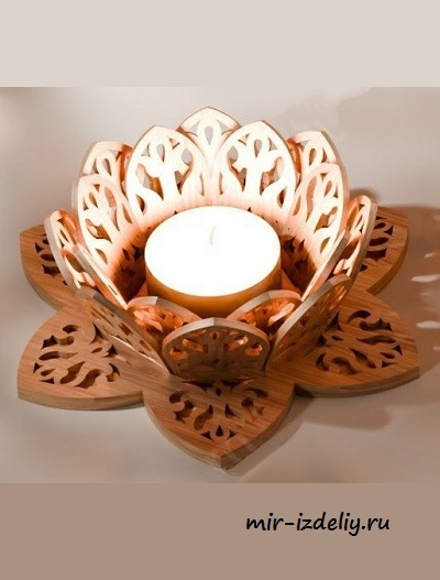 чертеж подсечника лилии для выпиливания лобзком