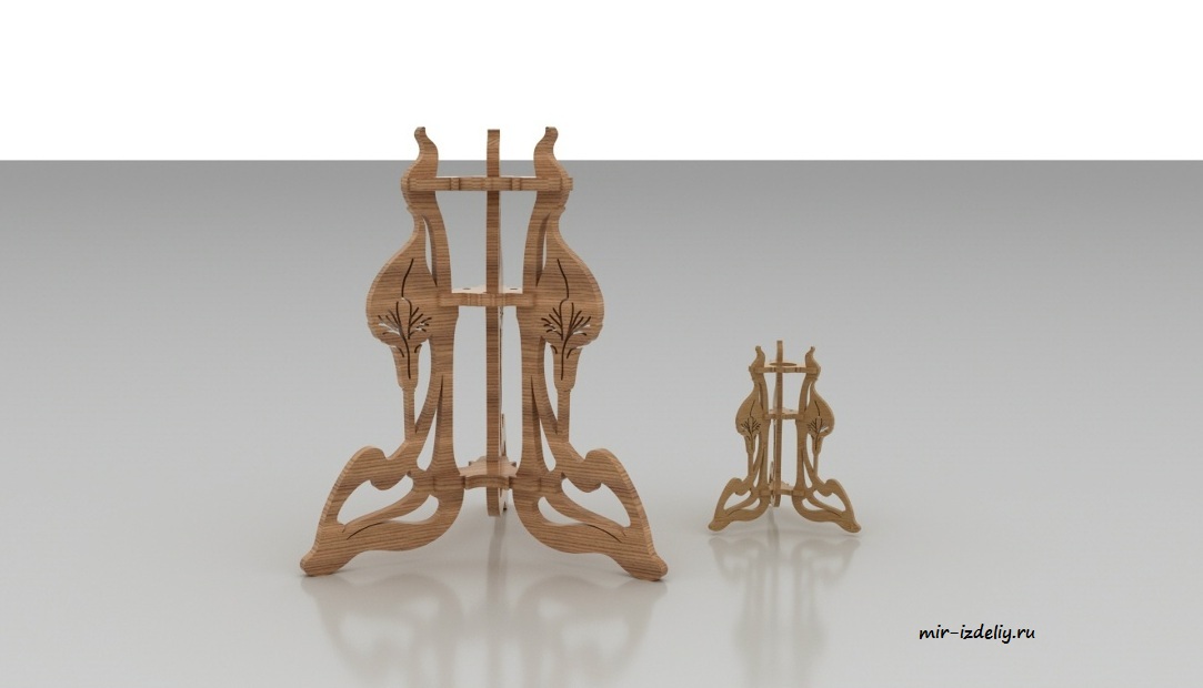 Ваза Лилия из фанеры