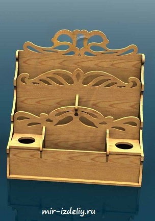 чертеж подставки для выпиливания лобзиком