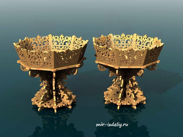 Ваза Вензеля из фанеры