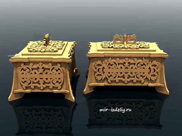 Шкатулка Вензеля из фанеры