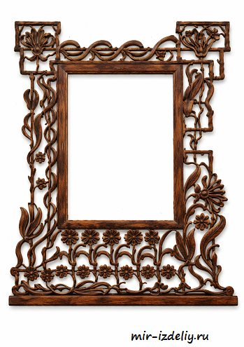 чертеж фоторамки настенной для выпиливания лобзиком