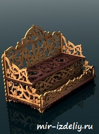 чертеж карандашници для выпиливания лобзиком