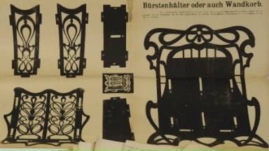 Настенный карман Зигзаг из фанеры