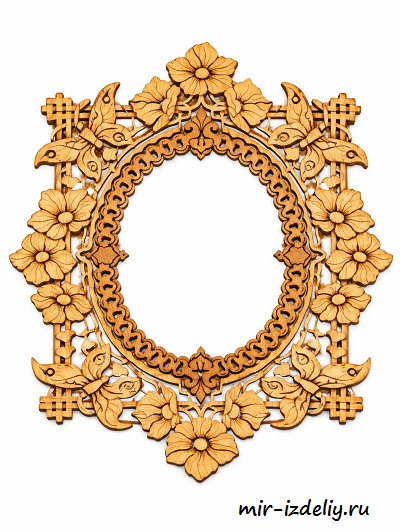 чертеж фоторамки настенной для выпиливания лобзиком