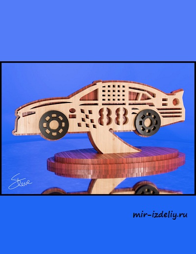 чертеж гоночных автомобилей для выпиливания лобзиком