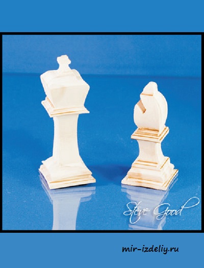 чертеж шахмат для выпиливания лобзиком