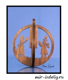 чертеж 3d орнамента для выпиливания лобзиком