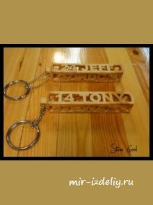 чертеж брелка для выпиливания лобзиком