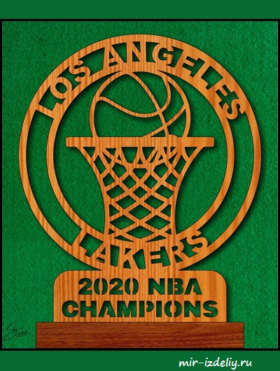 чертеж награды баскетбол для выпиливания лобзиком