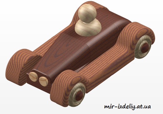 Игрушечная машинка из фанеры